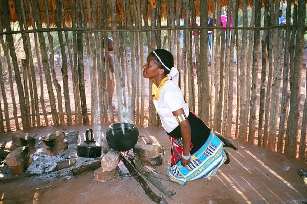 Visiting the cultural village	