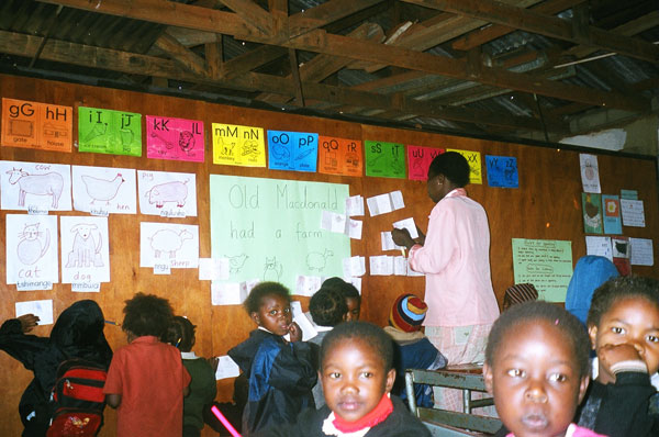 Developing the working environment at Ganyane school	